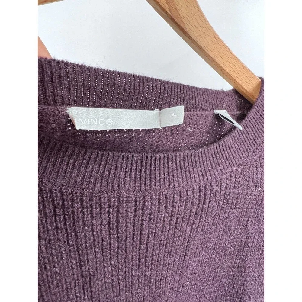 VINCE Men's Size XL Thermal Knit Pullover Sweater Wool & Cashmere Blend SHW $265
